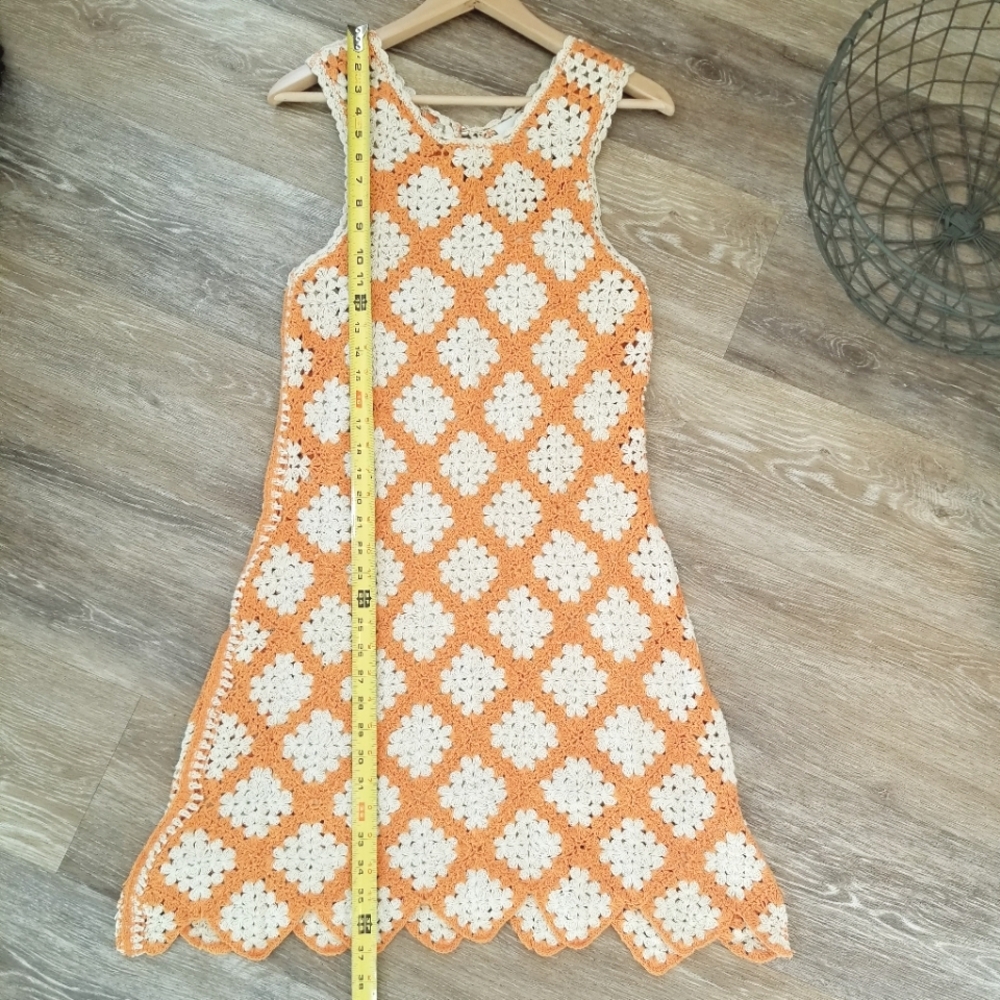 Maeve Anthropologie Sleeveless Crochet Knit Mini Dress Lined NWT Boho Summer - Picture 8 of 16